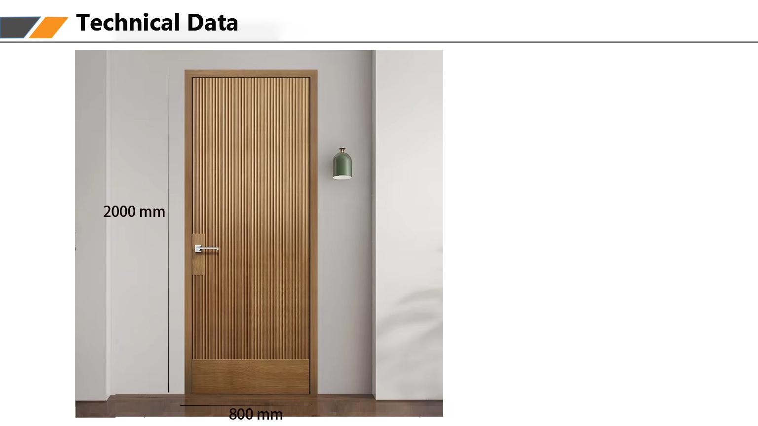 Hotel Furniture Set Quality Custom Interior Fluted Door