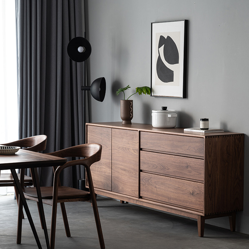 Modern Wooden Sideboard for Hotel Projects (3)